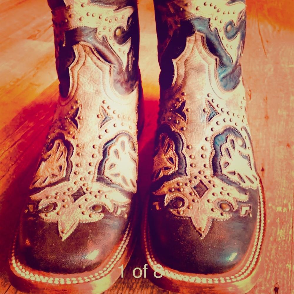 Luchesse cowgirl boots horseman style